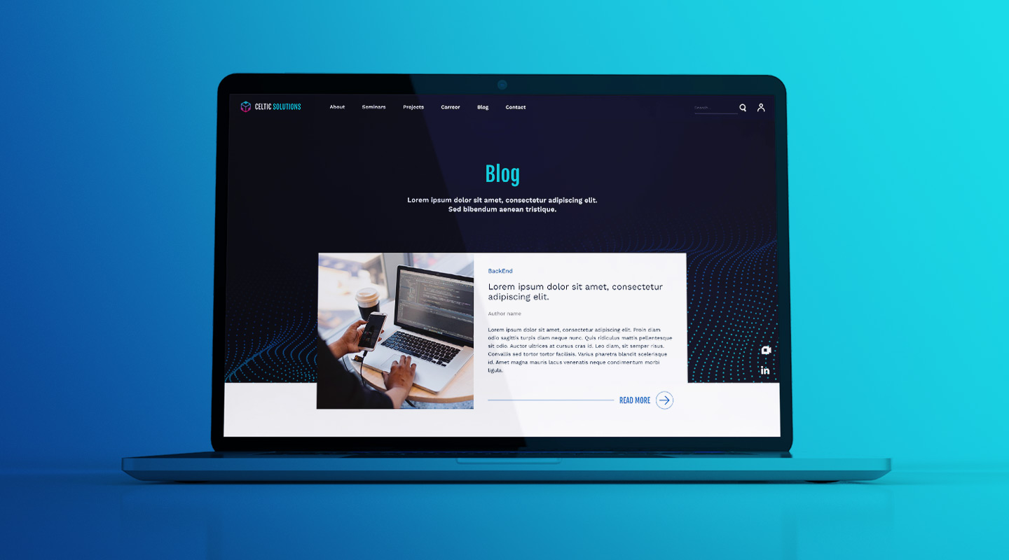 Celtic Laptop Screen