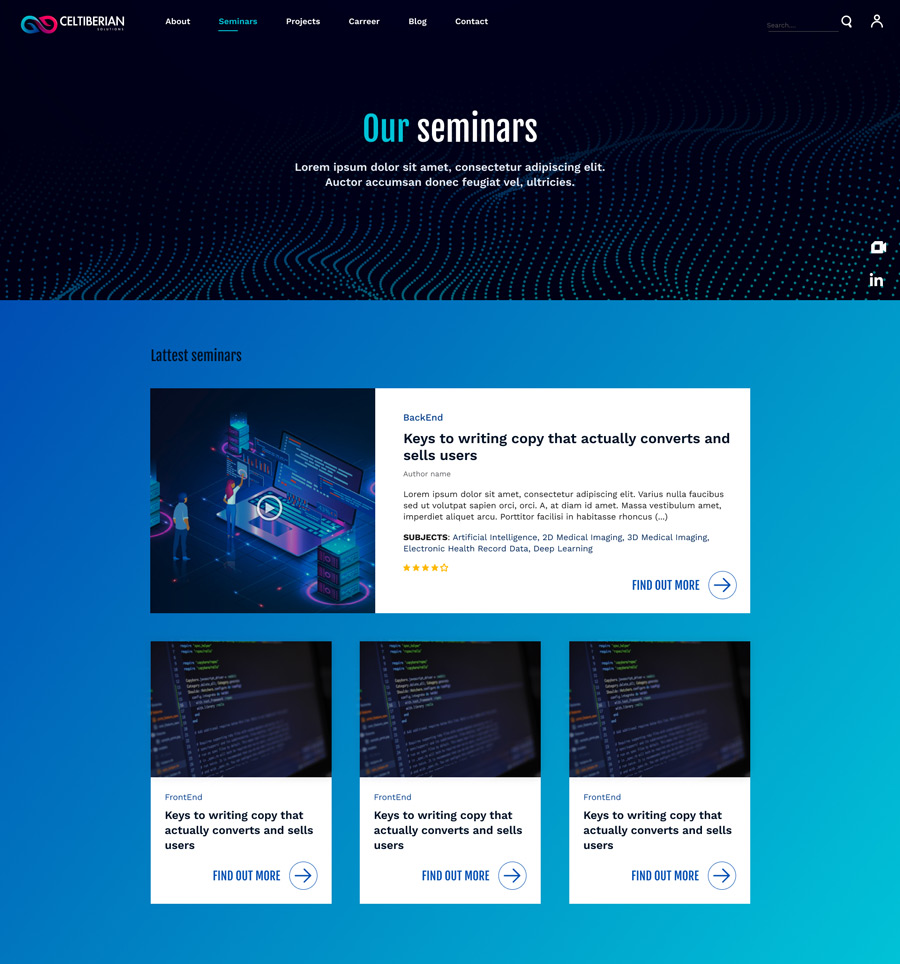 Celtic Seminars Page